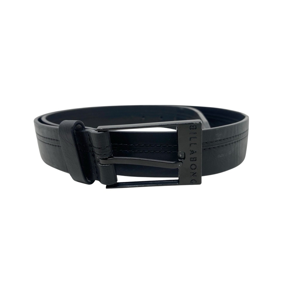 Billabong Mens Black Belt Size 34"- 38" Casual Wear Surfer Brand Black Buckle